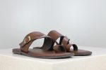 Front Buckle Thong -Brown Online Hot Sale