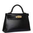 Hermes Kelly Sellier 20 Black Box Gold Hardware Online Hot Sale