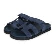 Hermes Chypre Techno Sandals Bleu Celeste Suede Palladium Hardware 37 EU For Cheap