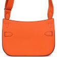 Hermes Mini Jypsiere Orange Minium Swift Palladium Hardware For Sale