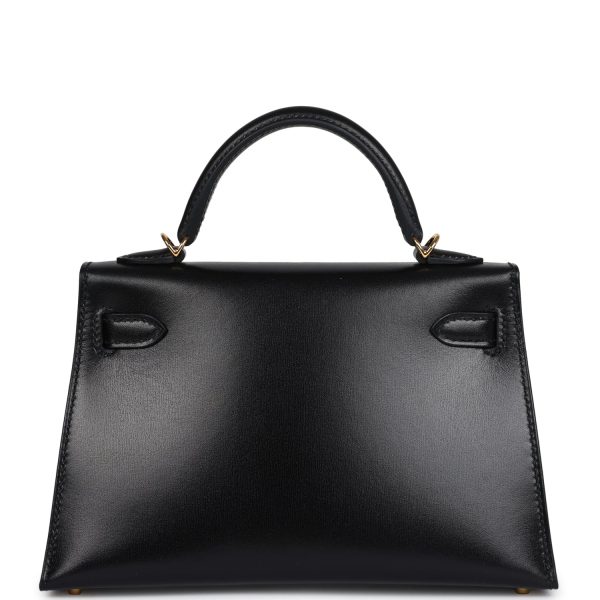 Hermes Kelly Sellier 20 Black Box Gold Hardware Online Hot Sale