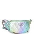 Chanel Belt Bag Rainbow Metallic Lambskin Light Gold Hardware Online Hot Sale