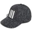 adidas Tour 3 Stripes Print Cap - Black For Sale