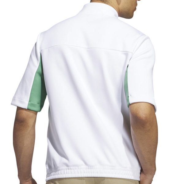 adidas Ultimate365 Short Sleeve 1 2 Zip Pullover - White Online now