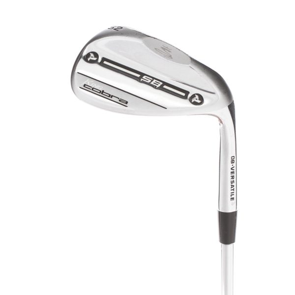 Cobra S B Steel Mens Right Hand Gap Wedge 52* 8 Bounce S Grind Stiff - KBS hI REV 125G on Sale