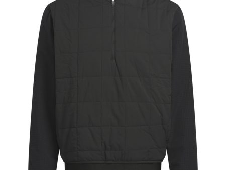 adidas Ultimate365 Quilted DWR 1 2 Zip Pullover - Black Online now