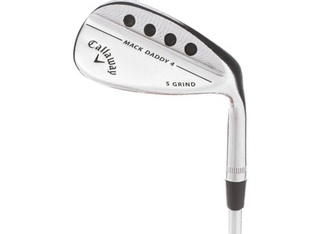 Callaway Mack Daddy 4 Steel Mens Right Hand Sand Wedge 56* 10 Bounce S Grind Stiff - True Temper Dynamic Gold S200 115 on Sale