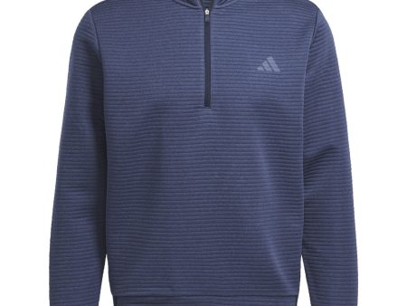 adidas Ultimate365 DWR Textured 1 4 Zip Pullover - Collegiate Navy Preloved Ink For Sale