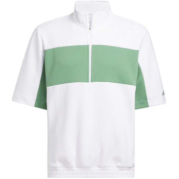 adidas Ultimate365 Short Sleeve 1 2 Zip Pullover - White Online now