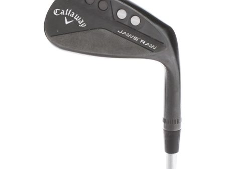 Callaway Jaws Raw Black Steel Mens Right Hand Gap Wedge 50* 10 Bounce S Grind Wedge - True Temper Dynamic Gold Spinner VSS on Sale