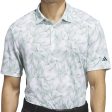 adidas Ultimate365 Mesh Print Polo Shirt - White Preloved Green Online Sale