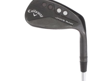 Callaway Jaws Raw Black Steel Mens Right Hand Sand Wedge 54* 10 Bounce S Grind Wedge - True Temper Dynamic Gold Spinner VSS For Discount