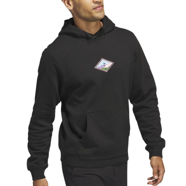 adidas Tech Graphic Hoodie - Black on Sale