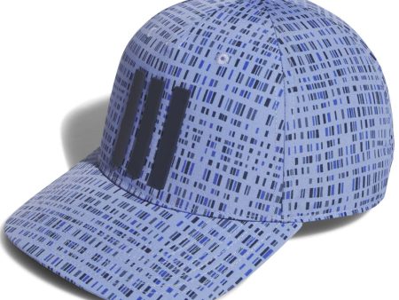 adidas Tour 3 Stripes Print Cap - Blue Spark Sale