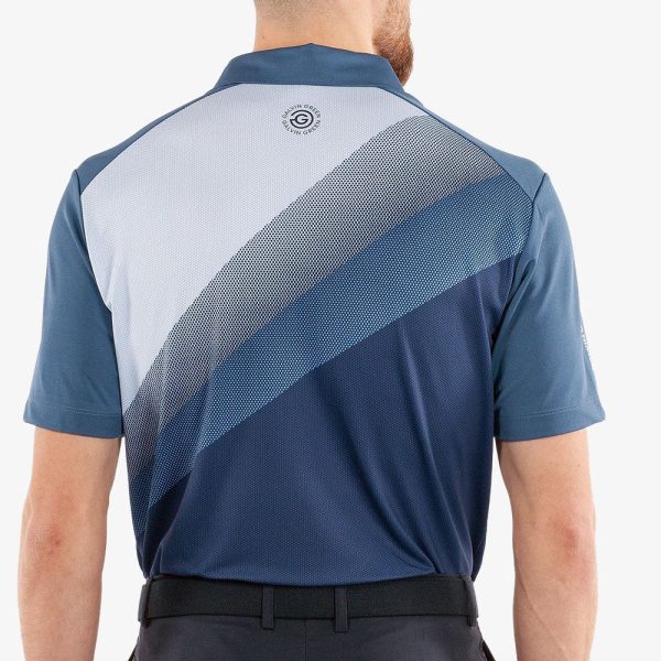 Galvin Green Macoy Polo Shirt - Navy Alaskan Blue Supply