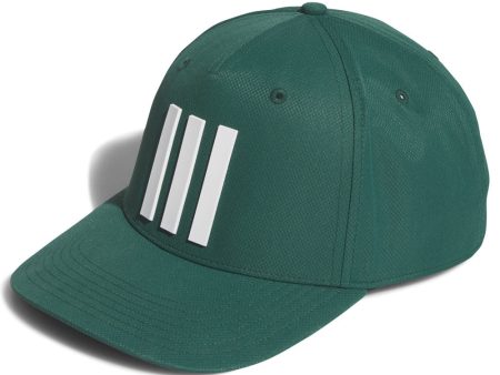 adidas Tour 3 Stripes Cap - Collegiate Green Cheap