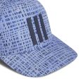 adidas Tour 3 Stripes Print Cap - Blue Spark Sale