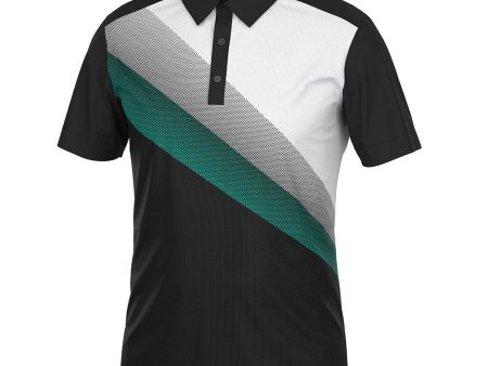 Galvin Green Macoy Polo Shirt - Black Atlantis Green For Discount