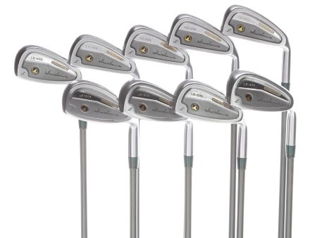 Honma LB 606 H&F Ladies Graphite Ladies Right Hand Irons 4-11+SW Ladies - Honma SuperLite Titanium Carbon on Sale