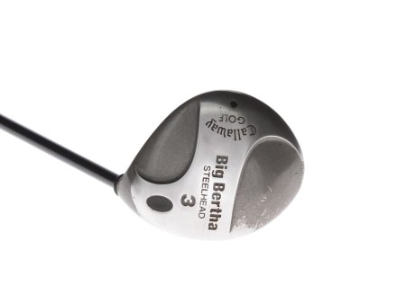 Callaway Big Bertha Steelhead Graphite Ladies Right Hand Fairway 3 Wood 15* Ladies - Callaway Ladies Gems 99 Online Sale