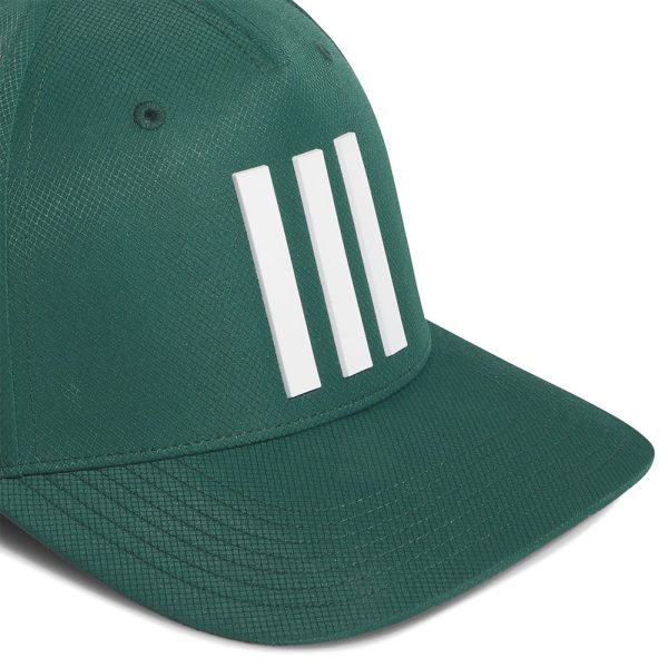 adidas Tour 3 Stripes Cap - Collegiate Green Cheap